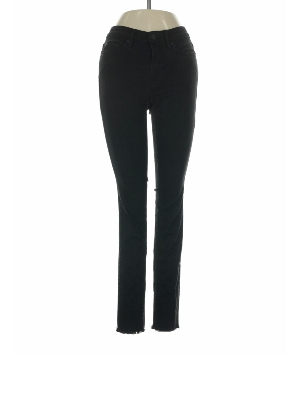 AllSaints Women's Black High Waist Slim Fit Edgy Skinny Pants, Sz 24W
